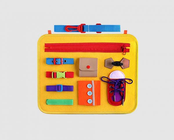 Montessori Busy Board Basic Skills Toy
