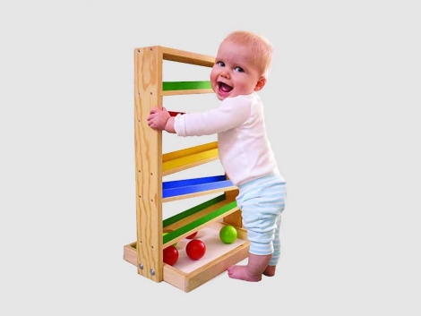 Montessori Wooden Tracker Ball Maze Toy