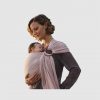 Nalakai Luxury Ring Sling Baby Carrier – Extra-Soft Bamboo and Linen Fabric - Lightweight Wrap