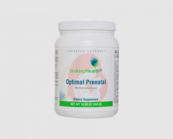 Seeking Health | Optimal Prenatal Protein Powder | Vanilla | Vegetarian Prenatal Supplement | Prenatal Vitamins | 15 Servings